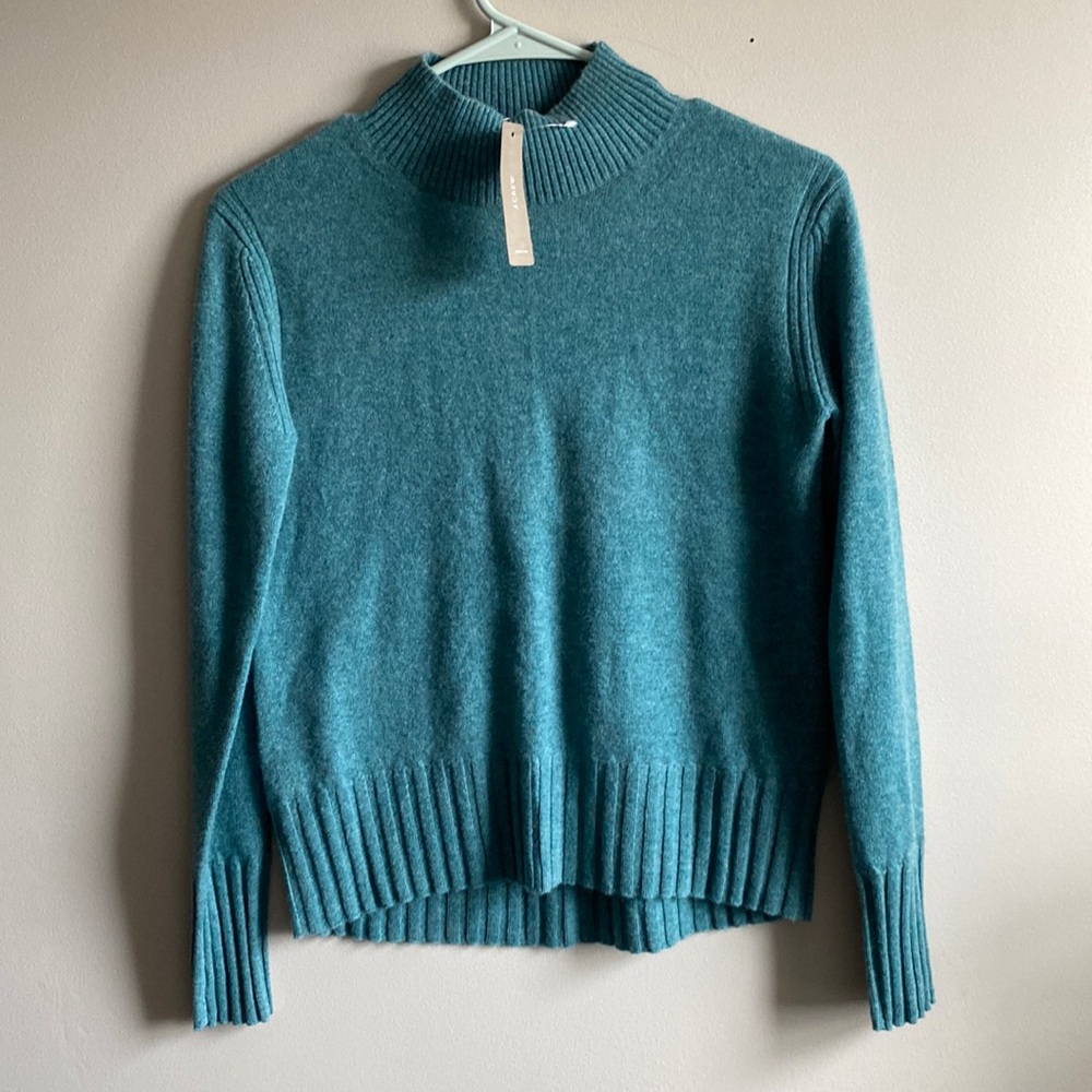 Turquoise cashmere J.Crew sweater